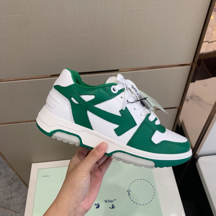 OFF WHITE™ C/O VIRGIL ABLOH OUT OF OFFICE LOW-TOP LEATHER SNEAKERS "OOO"